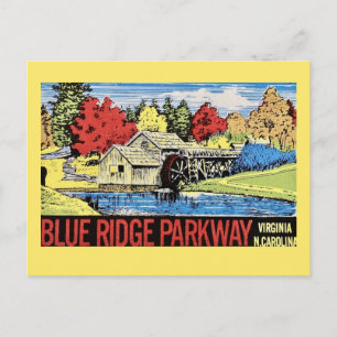 Carte Postale The Blue Ridge Parkway Vintage