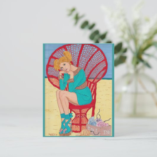 Carte Postale "The Bombshell" par Daedelys (Debout devant)