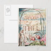 Carte Postale The Book of Thel; Page de titre, 1789 (Devant / Derrière)