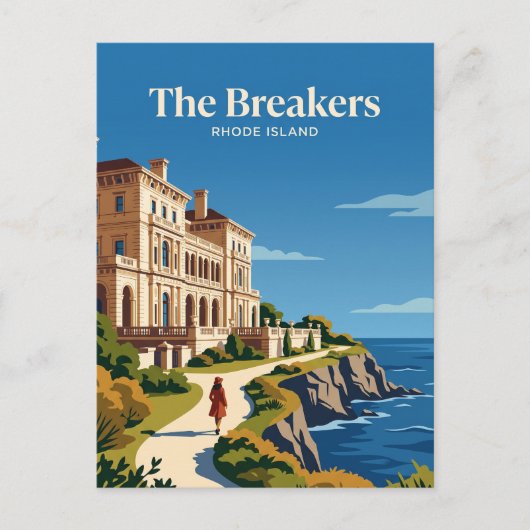Carte Postale The Breakers États-Unis (Devant)