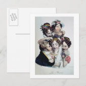 Carte Postale The Bride, vers 1820 (litho) (Devant / Derrière)