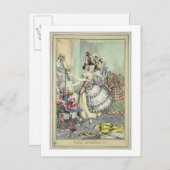 Carte Postale The Bustle, publié par Thomas McLean, Londres (co (Devant / Derrière)