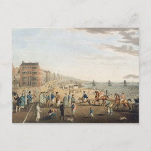 Carte Postale The Chain Pier at Brighton with Characters