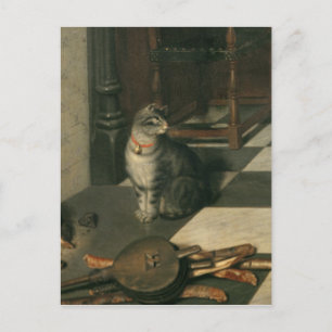 Carte Postale The Chess Players, c.1670