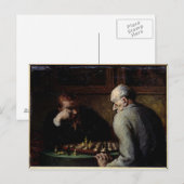 Carte Postale The Chess Players, c.1863-67 (Devant / Derrière)