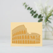 Carte Postale The Colosseum from Italy (Debout devant)