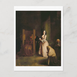 Carte Postale The Confession, c.1755