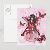 Carte postale "The Crimson Fairy" (Devant / Derrière)