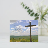 Carte Postale The Cross Easter Scripture Postcards (Debout devant)