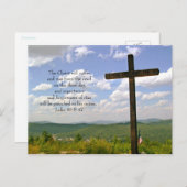 Carte Postale The Cross Easter Scripture Postcards (Devant / Derrière)
