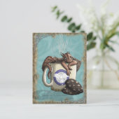 Carte Postale [Thé Cup Dragon] Mocha (Debout devant)