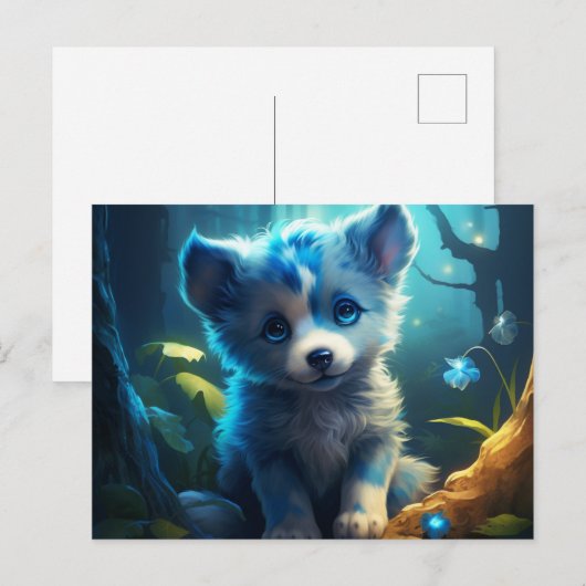 Carte postale The Cute World of Dogs (Devant / Derrière)