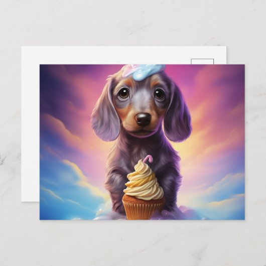 Carte postale The Cute World of Puppies