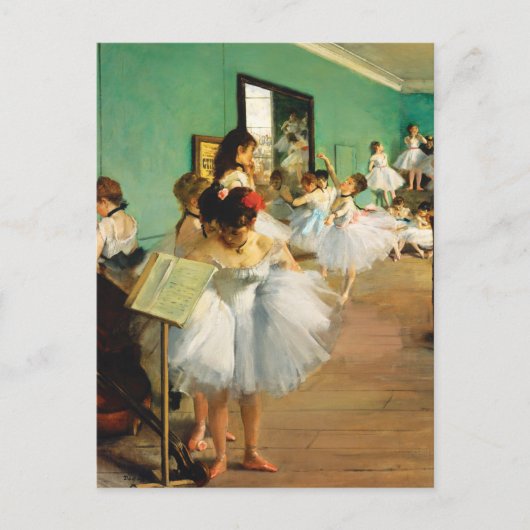 Carte Postale The Dance Class (1874) par Edgar Degas (Devant)