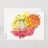 Carte Postale Thé d'après-midi britannique (Devant / Derrière)