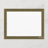 Carte Postale Thé de l'après-midi (Dos)