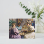 Carte Postale Thé de l'après-midi Edwardian (Debout devant)