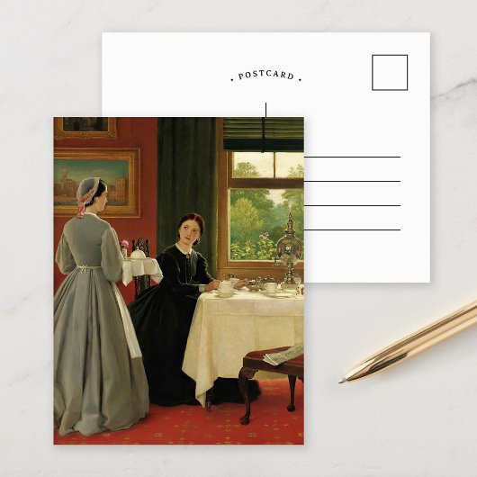 Carte Postale Thé de l'après-midi | George Dunlop Leslie