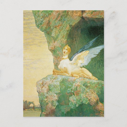 Carte Postale The Despair of the Sphinx 1890 (Devant)