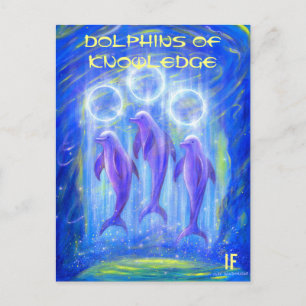 Carte Postale The Dolphins of Knowledge by Mike Winterbauer