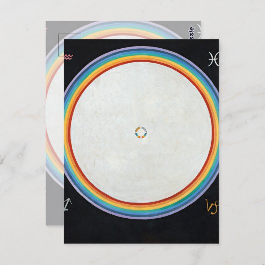Carte Postale The Dove, No.14. par Hilma af Klint (Devant / Derrière)