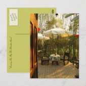 Carte Postale Thé Du Soir De Bamboo Grove (Devant / Derrière)
