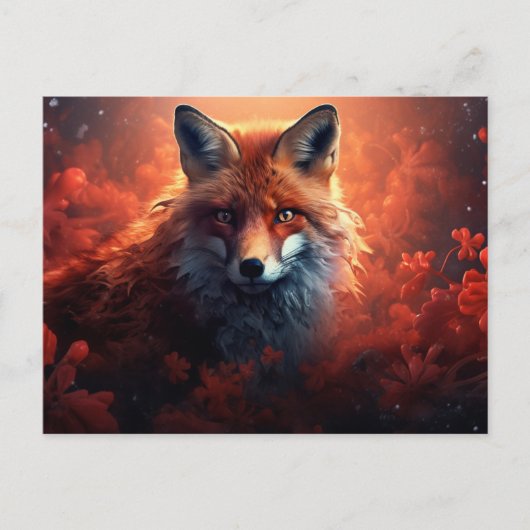 Carte postale The Enchanting Fox (Devant)