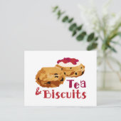 Carte Postale Thé et biscuits (Debout devant)