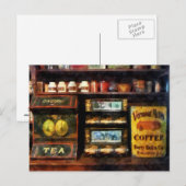 Carte Postale Thé et café (Devant / Derrière)
