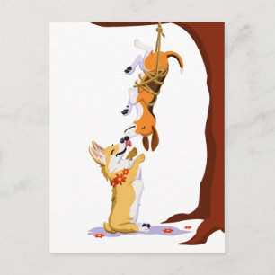 Carte Postale Thé et crème