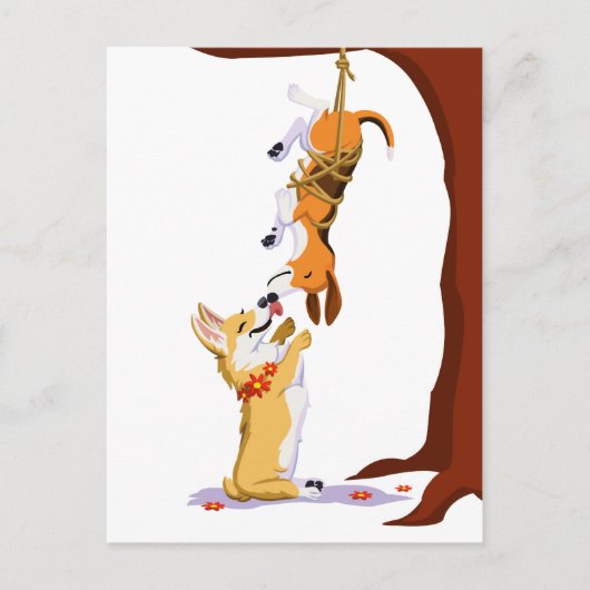 Carte Postale Thé et crème (Devant)