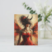 Carte Postale The Fairy with Horns on Her Head (Debout devant)