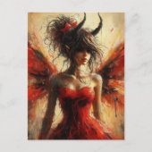 Carte Postale The Fairy with Horns on Her Head (Devant)