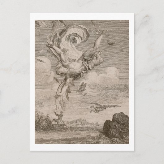 Carte Postale The Fall of Icarus, 1731 (Devant)