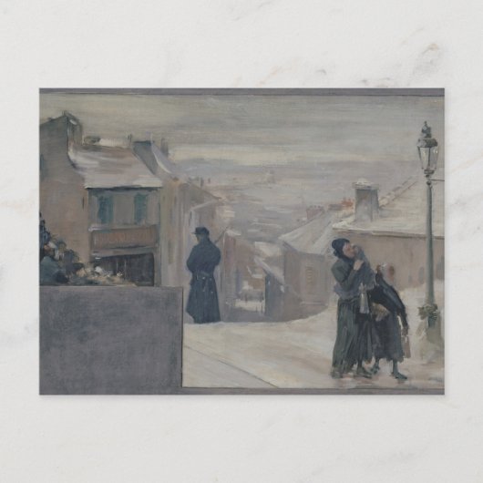 Carte Postale The Famine between 1870-71, 1889 (Devant)