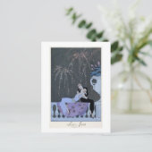 Carte Postale The Fire, illustration pour Fetes Galantes by Pau (Debout devant)