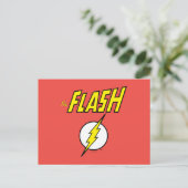 Carte Postale The Flash Name & Lightning Bolt Logo (Debout devant)