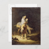 Carte Postale The Flight into (Devant / Derrière)