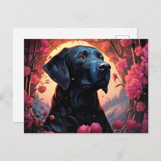 Carte postale The Floral Snout (Devant / Derrière)