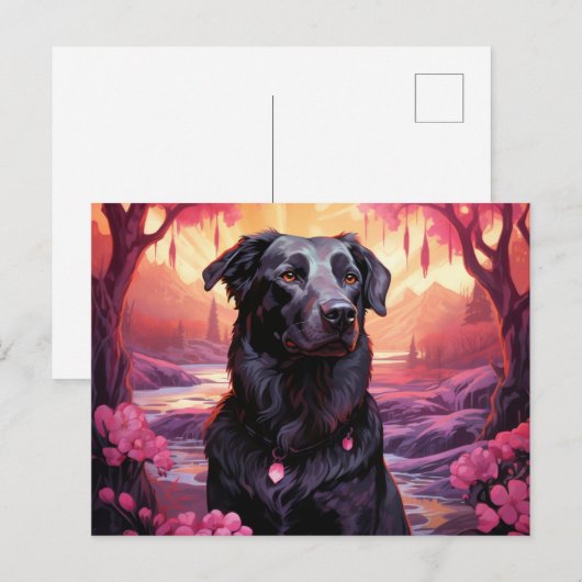 Carte postale The Flowery Companion (Devant / Derrière)