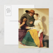 Carte Postale The Fortune Teller, 1631 (Devant / Derrière)