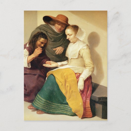 Carte Postale The Fortune Teller, 1631 (Devant)