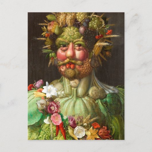 Carte Postale The Four Seasons : Vertumnus - Giuseppe Arcimboldo (Devant)