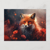 Carte postale The Fox with Shining Stars: (Devant)