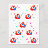 Carte Postale The Glitchy Stardust Monster (Devant)