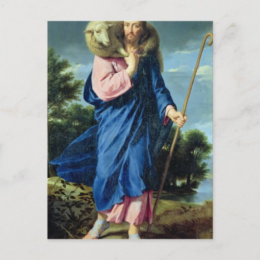 Carte Postale The Good Shepherd, c.1650-60 (Devant)