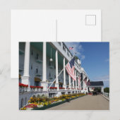 Carte Postale The Grand Hotel on Mackinac Island, Michigan (Devant / Derrière)