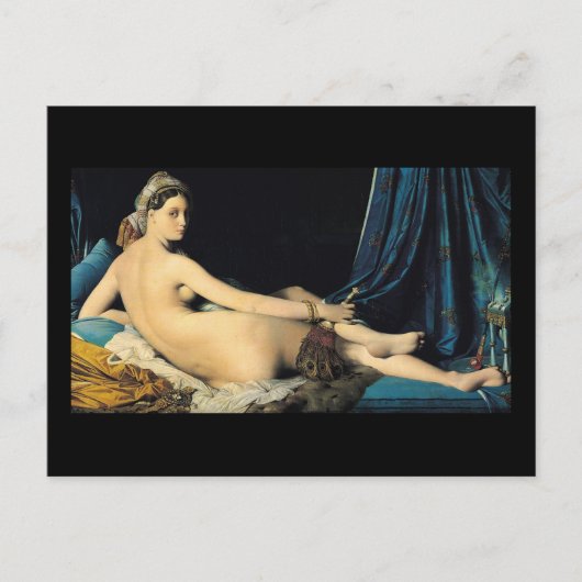 Carte Postale The Grand Odalisque 1814 Jean Auguste Dominique (Devant)