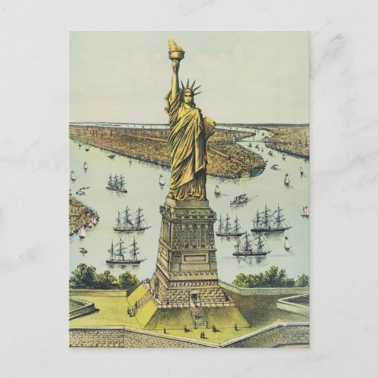 Carte Postale The Great Bartholdi Statue, Statue of Liberty (Devant)