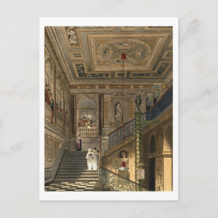 Carte Postale The Great Staircase at Kensington Palace From Pyne